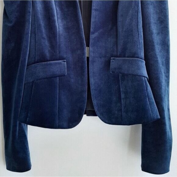 Esprit Deep Blue Velvet Blazer - Picture 3 of 16